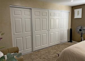 4 panel closet door replacement in San Diego.