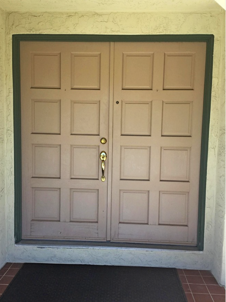 Front Door Replacement in Poway - Before