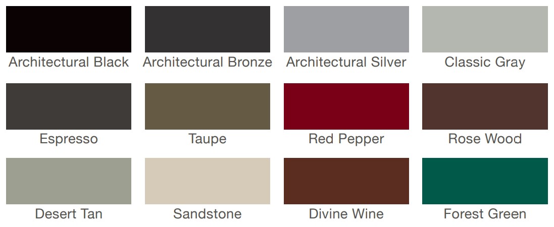 Vinyl Window Frame Colors